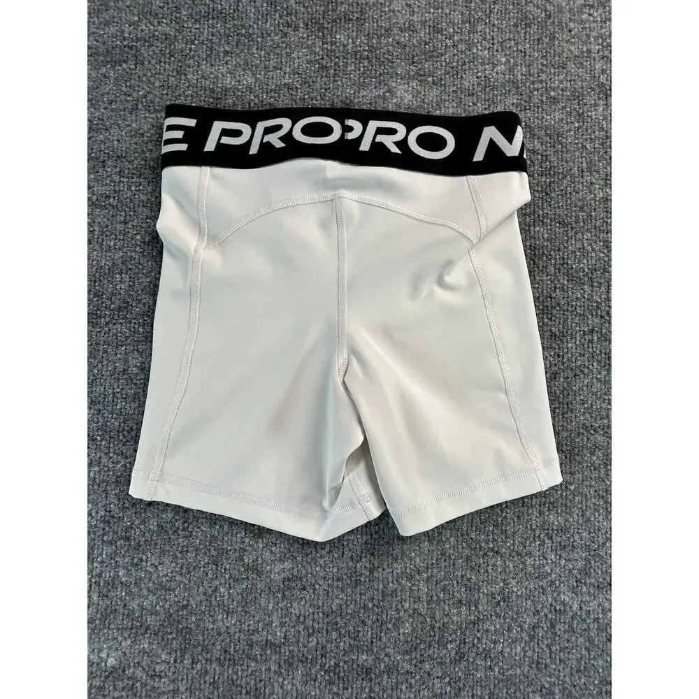 Nike Pro Dri-FIT Compression Shorts 3-Pack Bundle White Black WM XS/S Athletic